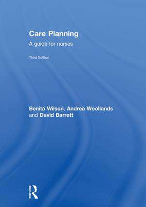 Care Planning: A guide for nurses de Barrett David