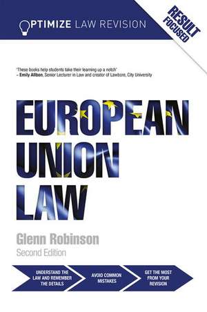 Optimize European Union Law de Glenn Robinson