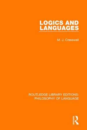 Logics and Languages de Max Cresswell