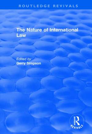 The Nature of International Law de Gerry Simpson