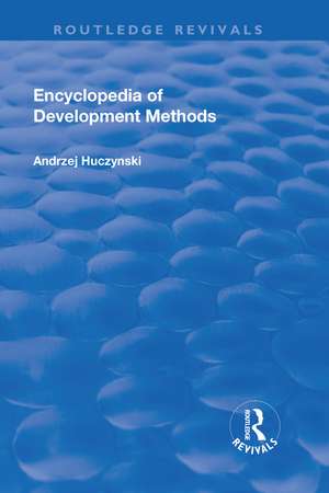 Encyclopedia of Development Methods de Andrzej Huczynski