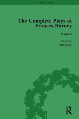 The Complete Plays of Frances Burney Vol 2 de Peter Sabor