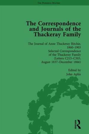 The Correspondence and Journals of the Thackeray Family Vol 2 de John Aplin