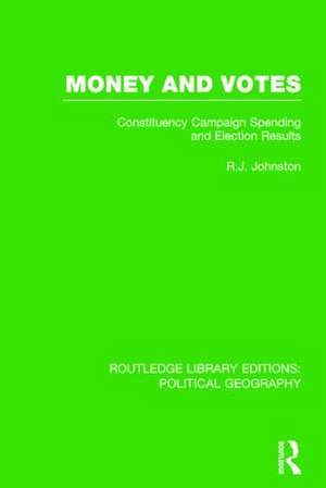 Money and Votes: Constituency Campaign spending and Election Results de R. J. Johnston