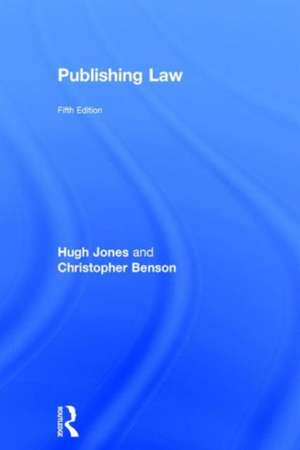 Publishing Law de Hugh Jones