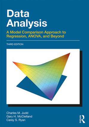 Data Analysis: A Model Comparison Approach To Regression, ANOVA, and Beyond, Third Edition de Charles M. Judd