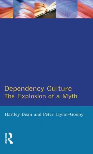 Dependency Culture de Hartley Dean