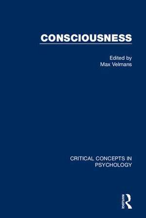 Consciousness de Max Velmans