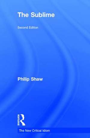 The Sublime de Philip Shaw