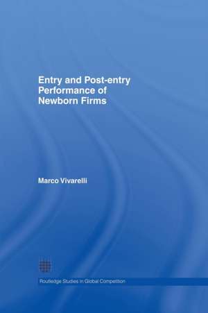 Entry and Post-Entry Performance of Newborn Firms de Marco Vivarelli