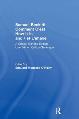 Samuel Beckett Comment C'est How It Is And / et L'image: A Critical-Genetic Edition Une Edition Critic-Genetique de Samuel Beckett