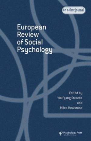 European Review of Social Psychology: Volume 15 de Wolfgang Stroebe