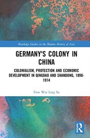 Germany's Colony in China: Colonialism, Protection and Economic Development in Qingdao and Shandong, 1898-1914 de Fion Wai Ling So