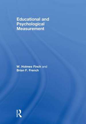 Educational and Psychological Measurement de W. Holmes Finch