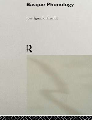 Basque Phonology de José Ignacio Hualde