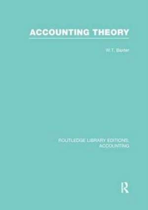 Accounting Theory de William Baxter