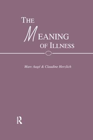 The Meaning of Illness de Mark and Herzlich Auge