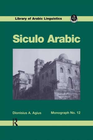 Siculo Arabic de Dionisius A. Agius