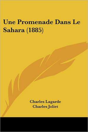 Une Promenade Dans Le Sahara (1885) de Charles Lagarde