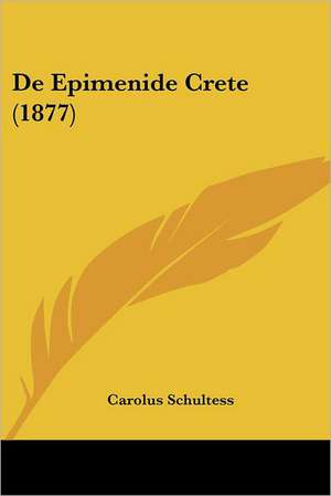 De Epimenide Crete (1877) de Carolus Schultess