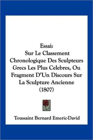 Essai de Toussaint Bernard Emeric-David