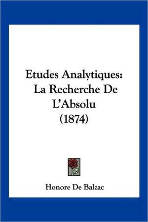 Etudes Analytiques de Honore De Balzac