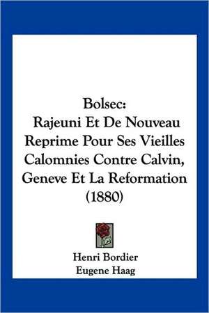 Bolsec de Henri Bordier