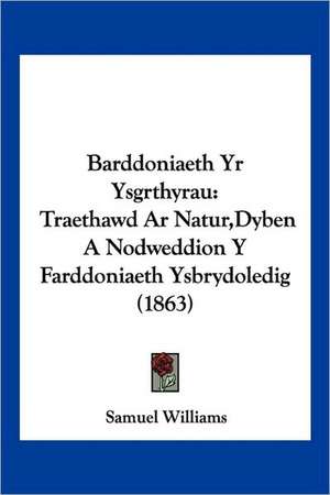 Barddoniaeth Yr Ysgrthyrau de Samuel Williams