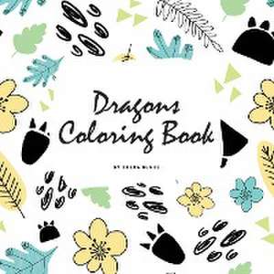 Dragons Coloring Book for Children (8.5x8.5 Coloring Book / Activity Book) de Sheba Blake