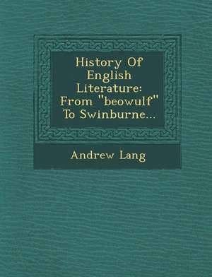 History Of English Literature de Andrew Lang