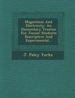 Magnetism and Electricity: An Elementary Treatise for Junior Students Descriptive and Experimental... de J. Paley Yorke