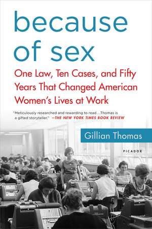 Because of Sex de Gillian Thomas