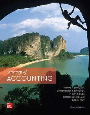 Survey of Accounting with Connect Plus de Thomas Edmonds