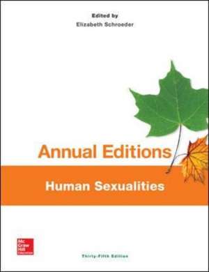 Annual Editions: Human Sexualities, 35/e de Elizabeth Schroeder