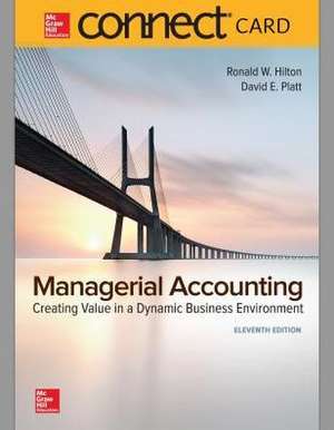 Connect 1-Semester Access Card for Managerial Accounting de Ronald Hilton