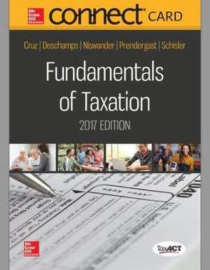 Connect Access Card for Fundamentals of Taxation 2017 Ed, 10e de Ana Cruz