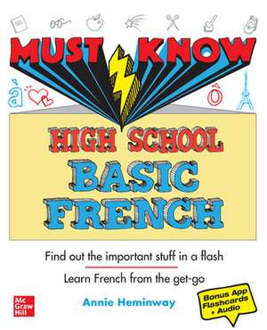 Must Know High School Basic French de Annie Heminway