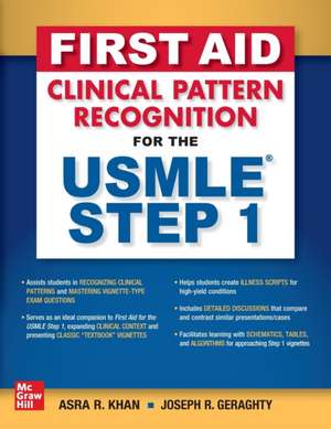 First Aid Clinical Pattern Recognition for the USMLE Step 1 de Asra R. Khan