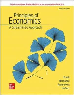 ISE Principles of Economics, A Streamlined Approach de Robert Frank