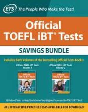 Official Toefl IBT Tests Savings Bundle de Educational Testing Service