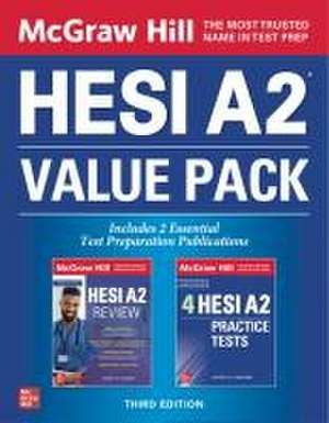 McGraw Hill Hesi A2 Value Pack, Third Edition de Kathy A Zahler