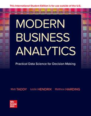 Modern Business Analytics ISE de Matt Taddy