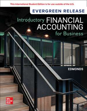 Introductory Financial Accounting for Business: 2024 Release ISE de Thomas Edmonds