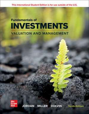 Fundamentals of Investments: Valuation and Management ISE de Bradford Jordan