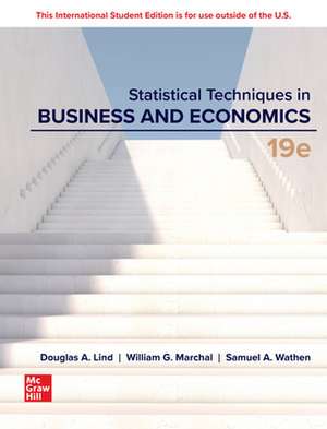 Statistical Techniques in Business and Economics ISE de Douglas Lind