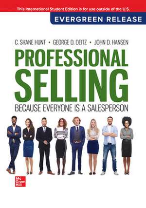 Professional Selling: 2024 Release ISE de Shane Hunt