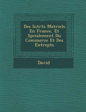 Des Int R Ts Mat Riels En France, Et Sp Cialement Du Commerce Et Des Entrep Ts de David Welch