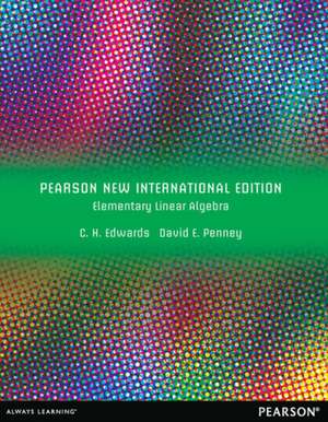 Elementary Linear Algebra de C. H. Edwards