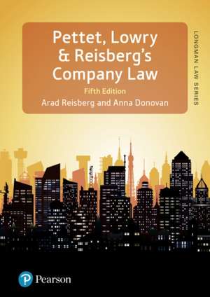 Pettet, Lowry & Reisberg's Company Law de Anna Donovan