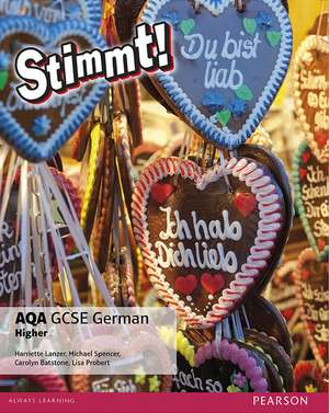 Stimmt! AQA GCSE German Higher Student Book de Carolyn Batstone